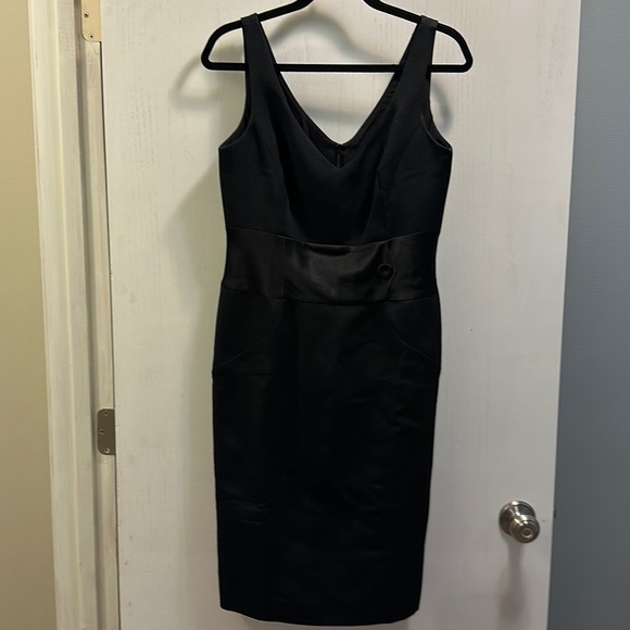 ESCADA Textured Wool Silk Midi Sheath Dress. Size 38. Approx 8-10 US. - Picture 1 of 6
